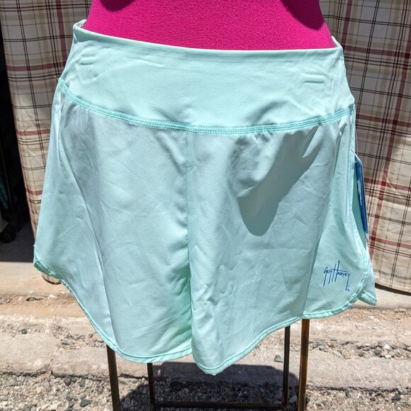 Guy Harvey NWT Green Wide Leg Shorts Sz M - Picture 1 of 4